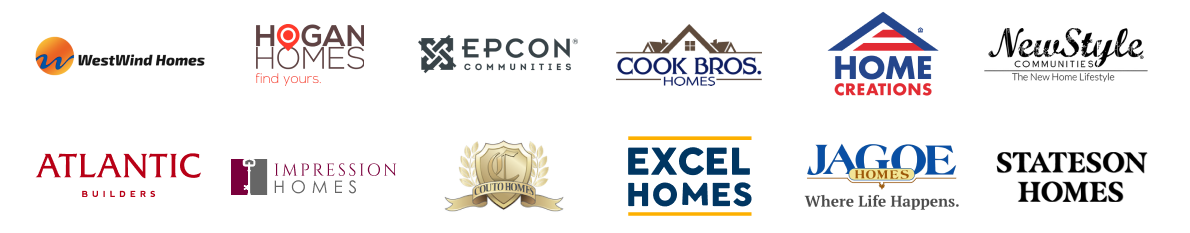 Homebuilders logos - Forrest Performance Group